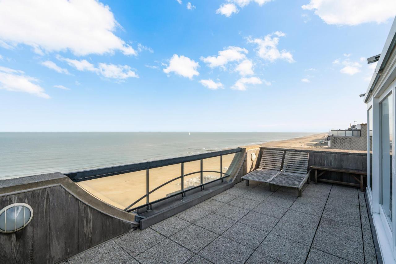 Ferienwohnung Penthouse App Met Imposant & Eindeloos Zeezicht Middelkerke Exterior foto